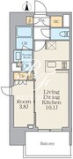 クレストコート王子 801 間取り図