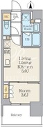 クレストコート王子 202 間取り図
