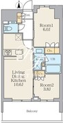 クレストコート王子 1103 間取り図