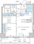 パークアクシス池袋イースト 1101 間取り図