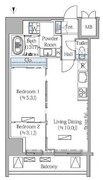 モディア文京目白台 503 間取り図