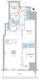 ルフォンプログレ北新宿 1302 間取り図