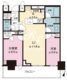 パークタワー西新宿 10階60.45㎡ 間取り図