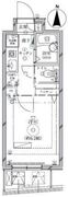 リクレイシア西麻布 2-802 間取り図