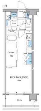 ルフォンプログレ高田馬場ノース 111 間取り図