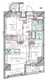 コンシェリア東京東十条レジデンス 1201 間取り図