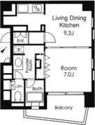プライムアーバン用賀 207 間取り図
