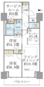 ブリリアイスト東雲キャナルコート 318 間取り図