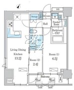 デュオフラッツ一之江ウエスト 601 間取り図