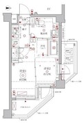 クレイシアIDZ幡ヶ谷 201 間取り図