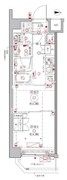 クレイシアIDZ幡ヶ谷 108 間取り図