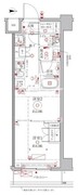 クレイシアIDZ幡ヶ谷 107 間取り図
