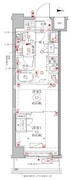 クレイシアIDZ幡ヶ谷 106 間取り図