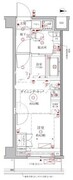 クレイシアIDZ幡ヶ谷 505 間取り図