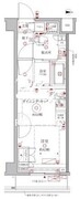 クレイシアIDZ幡ヶ谷 405 間取り図
