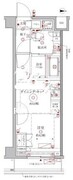 クレイシアIDZ幡ヶ谷 305 間取り図