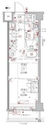 クレイシアIDZ幡ヶ谷 604 間取り図