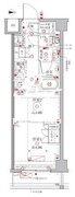 クレイシアIDZ幡ヶ谷 504 間取り図