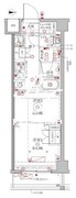 クレイシアIDZ幡ヶ谷 404 間取り図