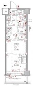 クレイシアIDZ幡ヶ谷 304 間取り図