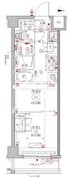 クレイシアIDZ幡ヶ谷 503 間取り図