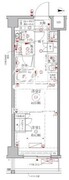 クレイシアIDZ幡ヶ谷 403 間取り図