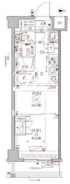 クレイシアIDZ幡ヶ谷 403 間取り図