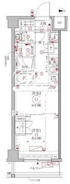 クレイシアIDZ幡ヶ谷 303 間取り図