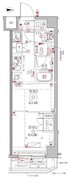 クレイシアIDZ幡ヶ谷 602 間取り図