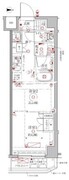 クレイシアIDZ幡ヶ谷 502 間取り図