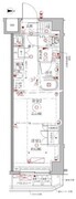 クレイシアIDZ幡ヶ谷 402 間取り図
