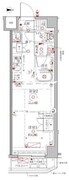 クレイシアIDZ幡ヶ谷 202 間取り図