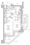 クレイシアIDZ幡ヶ谷 601 間取り図