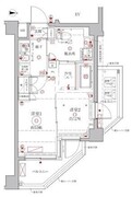 クレイシアIDZ幡ヶ谷 501 間取り図