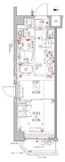 クレイシアIDZ幡ヶ谷 511 間取り図