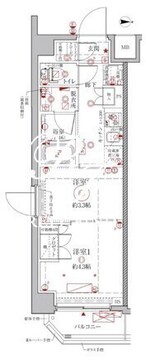 クレイシアIDZ幡ヶ谷 211 間取り図
