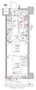 クレイシアIDZ幡ヶ谷 310 間取り図