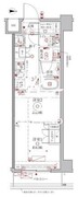 クレイシアIDZ幡ヶ谷 210 間取り図