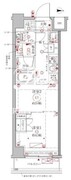 クレイシアIDZ幡ヶ谷 509 間取り図