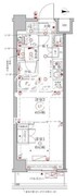 クレイシアIDZ幡ヶ谷 309 間取り図