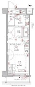 クレイシアIDZ幡ヶ谷 407 間取り図