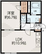 シエルステラ池袋 502 間取り図