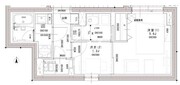ラヴィエール荏原中延 203 間取り図
