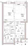 ラヴィエール荏原中延 402 間取り図