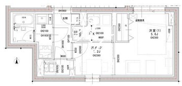 ラヴィエール荏原中延 403 間取り図