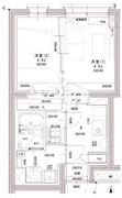 ラヴィエール荏原中延 502 間取り図