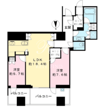 三田ガーデンヒルズ P-408 間取り図
