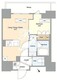 ルフォンリヴェント西巣鴨 1401 間取り図