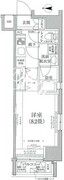 ルフレプレミアム神楽坂 304 間取り図