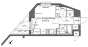 プラウドフラット門前仲町2 405 間取り図